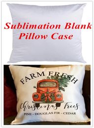 Plain White Sublimation Blank Pillow Case Fashion Cushion Pillowcase Cover for Heat Press Printing Throw Pillow Covers Decorative6001539