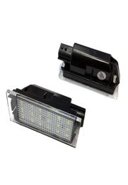 2x Car LED Licence Plate Light Number Plate Lamp For Renault Twingo Clio Megane9448332