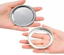 70mm 86mm Mason Jar Lid Regular Mouth Canning Band SplitType Leakproof for Canning Lids Cover with Seal Ring LJJP8034056563