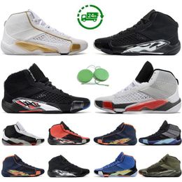 38 38s Men Basketball Shoes Playoffs Reverse Fundamental Olive Platinum Tinker Raid Doernbecher Chrome Center Star Aqua Mens Trainers Sports Sneakers Size 40-46