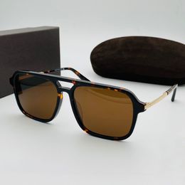 990 Havana Brown Pilot Sunglasses for Men Driving Glasses Sun Shades Sonnenbrille UV400 Protection Eyewear277L