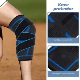 Knee Pads Lace-up Nylon Protector Running Portable Support Basketball Accessories Strap Emulsion Riding Fitness