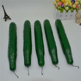 Decorative Flowers Lifelikes Artificial Cucumbers Simulations Fake Vegetable Po Props Kitchen Decorations Kids Teaching Toy