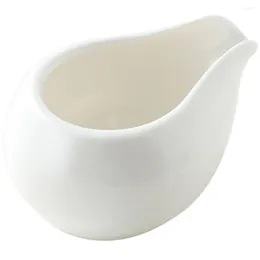 Dinnerware Sets Small Gravy Boat Milk Jug Coffee Syrup Pitcher Espresso Cup Server Bar Supplies Ceramics Pot