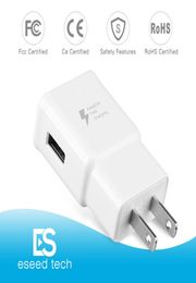 Fast Charger QC 20 5v2A Adapter Fast USB Wall Charger UK EU US Plug Travel Universal For Galaxy S8 S7 Edge S6 S6 Edge3386139