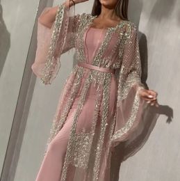 Dress New In Women's Dress Hot Stamping 2023 Elegant Sexy Sling Small Tail Long Zipper Design Shawl Decoration Banquet Evening Dress