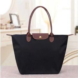 longchammp tote large tote designer tote bag large capacity shopping bags black Nylon Rivet women fashion handbag luxury shoulder bag crossbody underarm bag totes