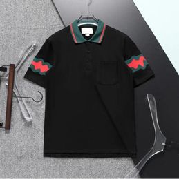Designer New Mens Polo Luxury G Letter Embroidery Polos Tees Shirts for Men T-Shirt Fashion Classical Cotton Hoodie