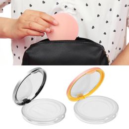 Storage Bottles 5/20g Portable Loose Powder Box Plastic Handheld Empty Case With Mirror Makeup Tools Reusable Cosmetic Puff Jar Containers