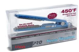 PRO TITANIUM 1 quarter 4 plate Flat Iron Ionic Hair Straightener9616402