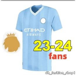 Soccer HAALAND MANS CITIES Kits GREALISH BERNARDO MAHREZ Erling 23 24 Jerseys DE BRUYNE FODEN RODRIGO Goalkeeper Kit Kids Football Shirt S Shirts FON S 442