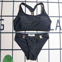 Bikini Sexig undervattare Kvinna Girl Swim Suit Wire Free Baddräkt täcker två Pice Set Cup Styles Designer Cotton Comfort Wholesale