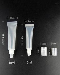 10Pcs 5ml10ml Refillable Empty Cosmetic Tubes Lip Gloss Clear Containers Makeup Tools13902052