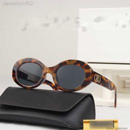 Sunglasses Designer Tortoise Shell Arc De Triomphe Oval Celins Glasses Women Hot Euro American Trend Fashion Uv400 Cl Shades A12Y91H