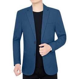 2024 Spring and Autumn Season New Middle aged Mens Suit Coat Casual Mens Single piece Convenient Western Clothes Dads Suit