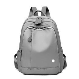 LL Simple Oxford Fabric Students Campus Outdoor Bags Teenager Shoolbag Backpack Korean Trend With Backpacks Leisure Travel LL888 M46F WBSW