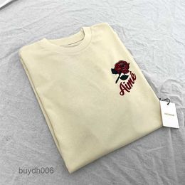 Men and Women Fashion T-shirt Designers Leon Unisphere Rose Letter Short Sleeve Dore Trendy Brbs