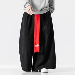 Men's Pants Streetwear Corduroy Harem Jogger Sweatpants Harajuku Wide-leg Male Casual Loose Trousers Fashion Design