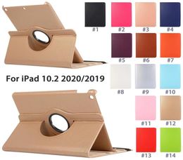 360 Degree Rotating Tablet Cases for Apple iPad 102 7th 8th Generation Air 43 4th 3rd Gen Pro 11 105 inch Multi View Litch2063927