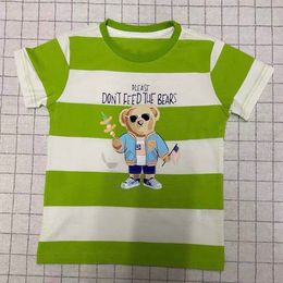 kids T-shirts bear womens mens designer polo t shirts baby Cotton boys girls Summer Stylist clothes tops children youth toddler Short Sleeve Tees Family Outfits