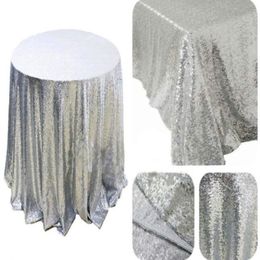 Sequin TableCloth Round Glitter Sequin Table Cloth for Wedding Banquet310t