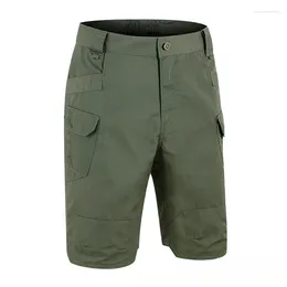 Men's Shorts Summer Breathable Cotton Cargo Mens Casual Multi-pockets Work Hiking Tactical Short Pants Outdoor