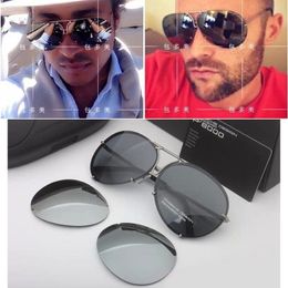 Whole-Brand designer eyewear men women P8478 cool summer style Polarised eyeglasses sunglasses sun glasses 2 sets lens 8478 wi220w