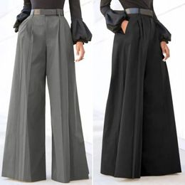 Fleece Pant Pants For Women Palazzo Summer Printed Cropped Cotton Linen Comfy Baggy Trousers With Pockets Fashion 240304