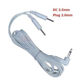 Tens Unit Lead Wires 35mm plug to Two 2mm Pin Connectors Cable1879061