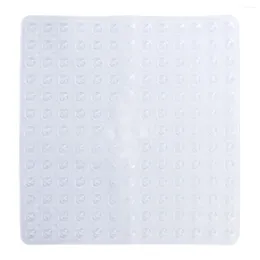 Bath Mats Bathroom Floor Mat Non-Slip Square Shower Safety PVC Anti-Bacterial Mildew Resistant Antiskid