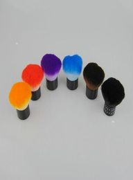 12pcslot 6color Optional Brushes makeup Nylon Hair Brush Kabuki Brush Mushroomshaped brushes3383678