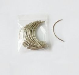 C Style curved needles for hair weft hair weaving needlesweave machine sewing needle length 65cm8488964