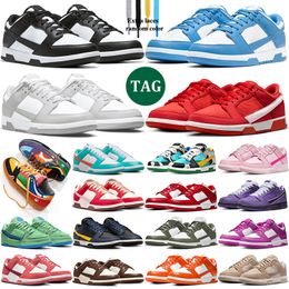 homens mulheres designer sapatos casuais panda branco preto unc cinza nevoeiro vela Siracusa kentucky laser laranja pérola Safari Mix tênis masculinos tênis corrida caminhada