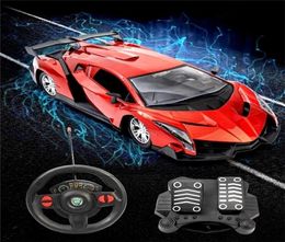Charging Remote Control Pedal Steering Wheel Gravity Induction Drift Racing Car Children039s Toys Christmas Gift LJ201210230S6263245