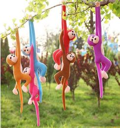 Plush doll 70CM hanging long arm monkey from to tail cute children gift doll Toys Gifts6145022