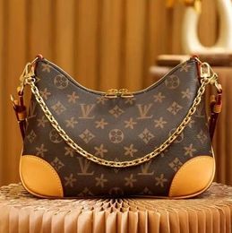 Luxury designer gold chain crossbody bag BOULOGNE leather shoulder bag women crossbody bags designer handbag purse wallet with chain M45832