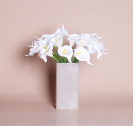 Real Touch Artificial Flower Calla Lily Faux Floral Party Wedding Flowers Home Garden Decoration4824043