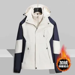 Men's Jackets Men Hooded Jacket Waterproof Wind-Resistant Comfortable Top Quality Clothing Fashion Casual Style Outdoor Parkas Zipper