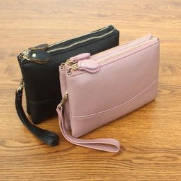 Women's double-height large-capacity middle-aged small hand bag fashionable and pocket money mobile phone bag1869