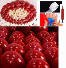 50 pcs red Colour wedding party balloons kids toys balloons New Pography Decoration High Quality Inflatable Air Balls New Arriva1172429