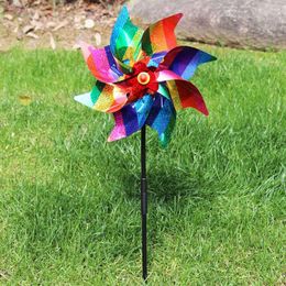 Garden Decorations Birds Deterrent Windmill Decoration Bird Device Children Kids Toys Easy Installation For Outdoor Lawn Yard