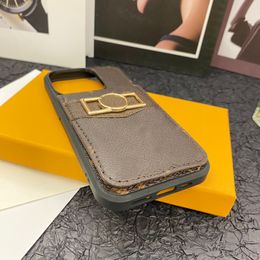 Classic Fashion Luxury Leather Case for IPhone 15 14 Plus 13 ProMax 12 11 Por Max Rhombus Diamond Texture Luxury Phone Cover Shield Customise Logo Fashion PL277 - PL281