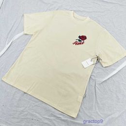 Men and Women Fashion T-shirt Designers Leon Dore Unisphere Rose Letter Short Sleeve Trendy Yk8e