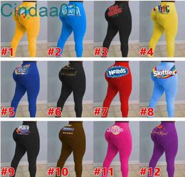 Women Printed Leggings Fall Yoga Pants Sexy Slim Personalise Pattern Ladies New Fashion Tight Trousers1023658