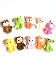 Finger Puppets Animals Toys Cute Cartoon Stuffed Animal Hand Puppet Children039s Toy M36577055514