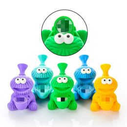New Colorful Frog Silicone Water Pipe Bong Smoking Tobacco Hand Pipes Bubbler Hookah Dab Oil Rigs Dry Herb Accessories