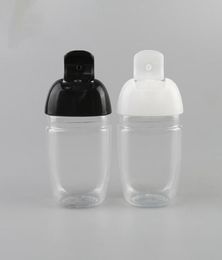 30 ml Hand sanitizer plastic bottle flip bottle petg small sample pack bottle portable hook Jars Portable Key Ring Clear Transpare4235956