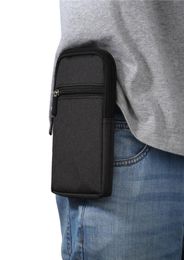 Brand Waist Belt Bag Fashion Cowboy Cloth Phone Bag Case 63 inch Waist Bag Pouch 4 Colours Universal for SamsungSonyLGXiaomiHu2607442