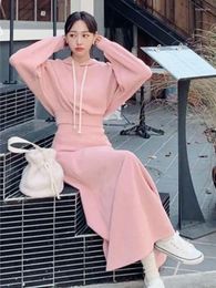 Work Dresses Spring/Autumn Korean Style Fashion Women's Skirt Set Tweed Dress Long Sleeve Sweater Cardigan Elegant Two-piece