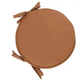 Pillow Round Chairs Sponge Stool Pad Cover Slipcover With Rope Ties For 0ffice Home School Restaurant 38CM ( Light